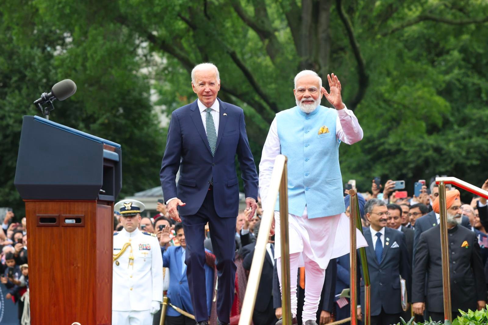PM Modi says, India-US partnership is testimony of the strength of democracy