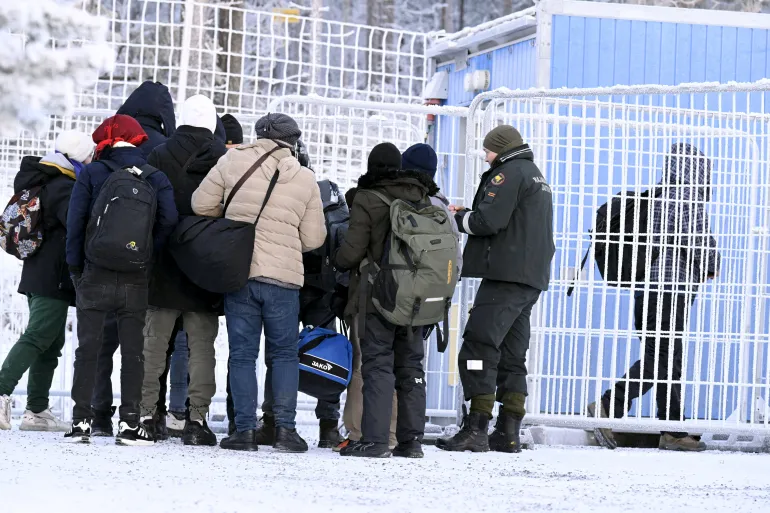 Finland Border Crossing. Image Credits: Lehtikuva/ Jussi Nukari via Reuters