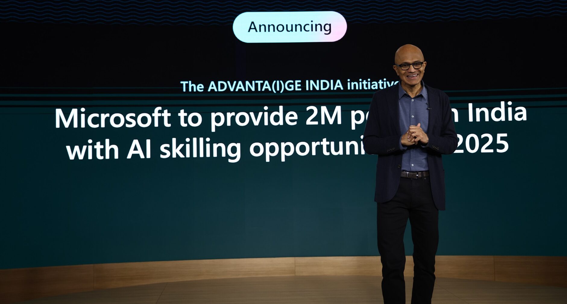 Microsoft unveils initiative to equip 2 million Indians with AI skills by 2025