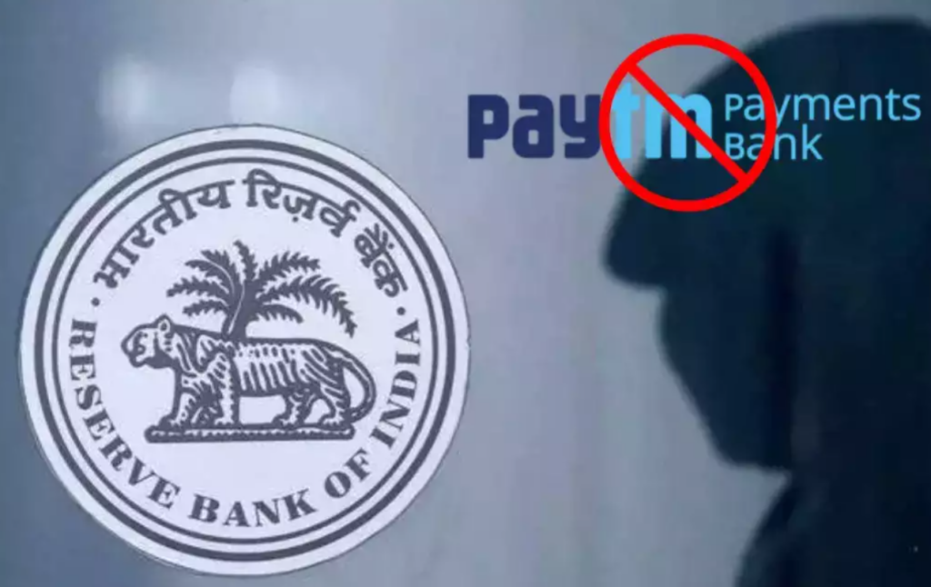 RBI Tightens Grip on Paytm Payments Bank, Freezes Deposits